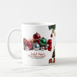 Joyful Heart, Merry Merry Mind — Classic Christmas Coffee Mug