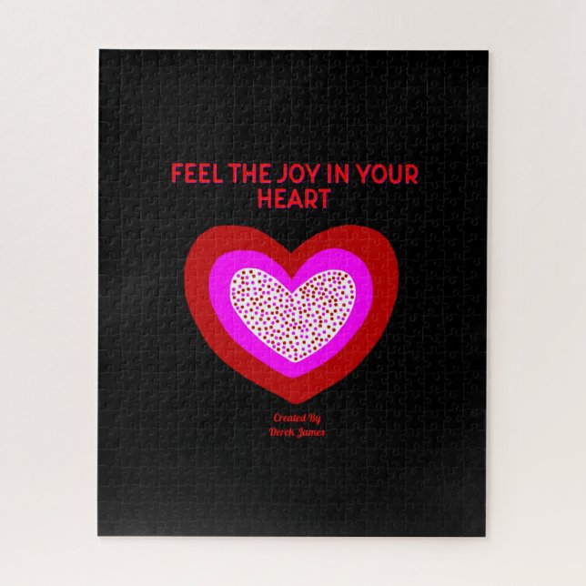 Joyful Heart Puzzle (520 Pieces) (Vertical)