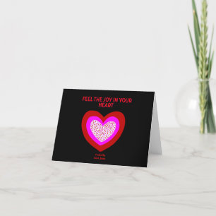 Joyful Heart Small Greeting Card