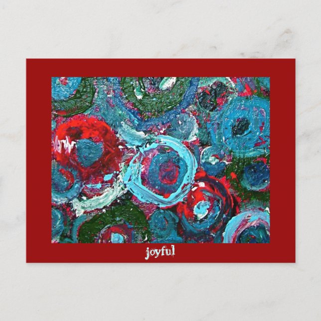 Joyful Holiday Postcard (Front)