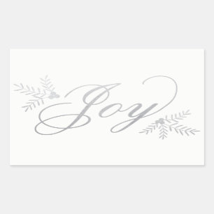 Joyful Holiday Rectangular Sticker