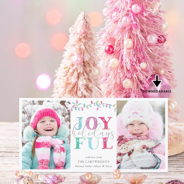 JOYFUL HOLIDAYS | Pastel Holiday Lights 2 Photos (Creator Uploaded)