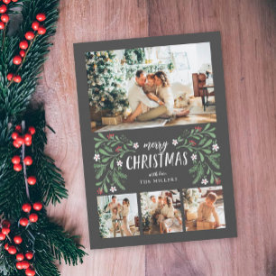 Joyful Holidays Photo Christmas Card