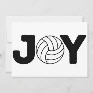 Joyful Holidays Volleyball Holiday Card