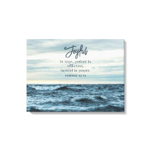 Joyful In Hope Christian Inspirational Ocean
