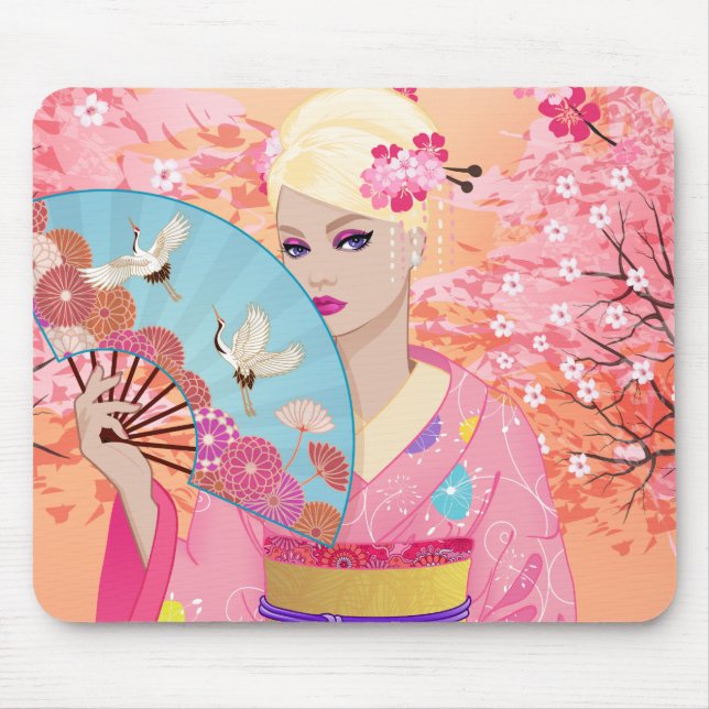 Joyful in Japan Mouse Mat (Front)