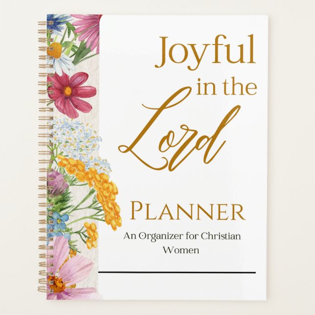 Joyful in the Lord Planner  (Front)