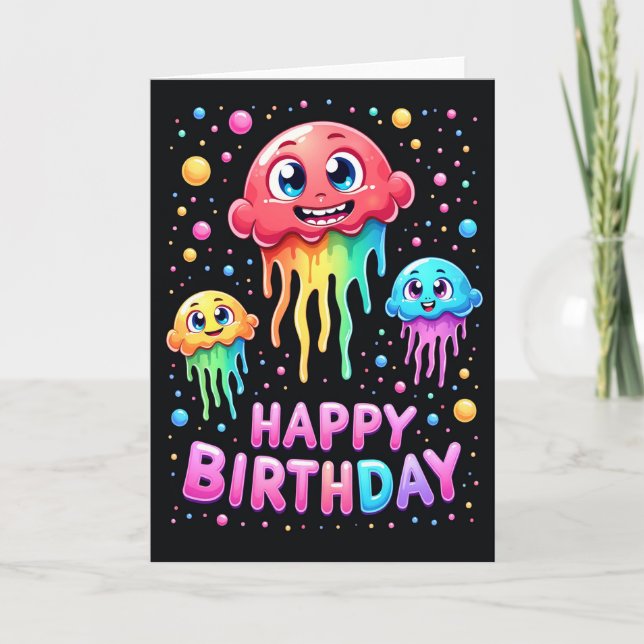 Joyful Jelly Birthday Card (Front)