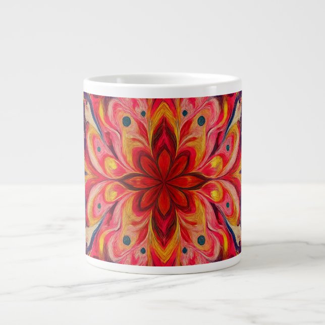Joyful Kaleidoscope Color coffee Mug (Front)