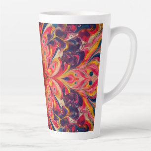 Joyful Kaleidoscope Color Latte Mug