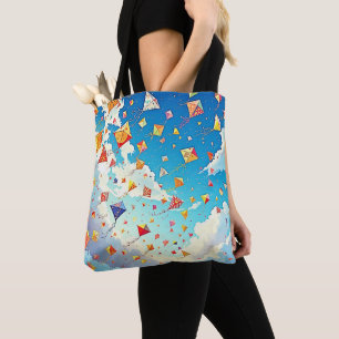 Joyful Kites Soaring High Tote Bag