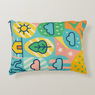 Joyful Life & Nature Decorative Cushion