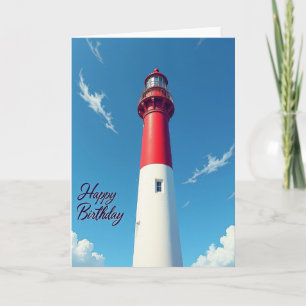 Joyful Lighthouse Birthday Card