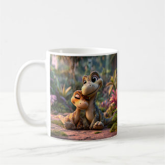 Joyful Lizard Couple Jungle Coffee Mug