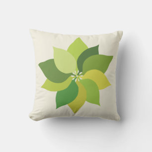 Joyful Lush Leaves.   Cushion