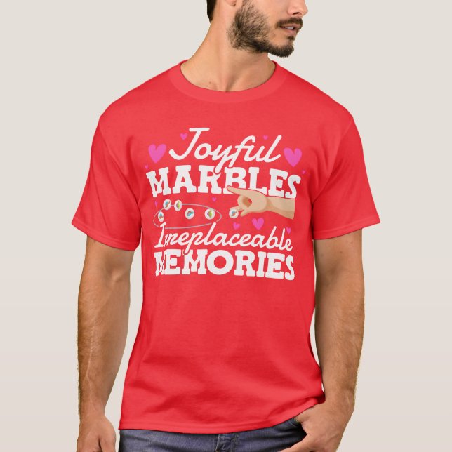 Joyful Marbles Irreplaceable Memories 90s Kid vint T-Shirt (Front)