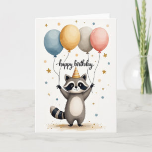 Joyful Masked Creature Card