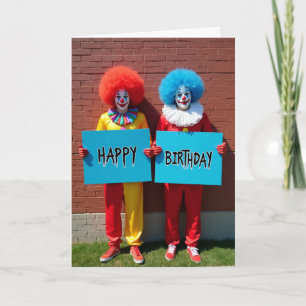Joyful Mime Birthday Card