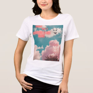 "Joyful Moments: Embracing Life with a Smile" Tri-Blend Shirt