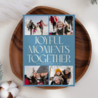 Joyful Moments Together Denim Blue Multi Photo