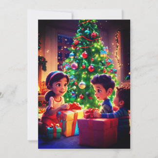 🎄 "Joyful Moments: Wishing You a Merry & Bright C Thank You Card