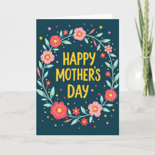 Joyful Mothers Day Art Card