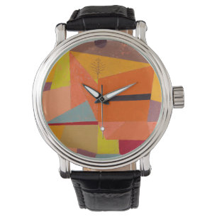Joyful Mountain Cubism Landscape Watch
