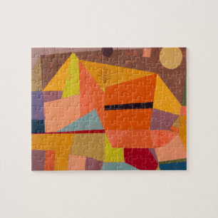 Joyful Mountain Landscape  1929  by Paul Klee Jigsaw Puzzle