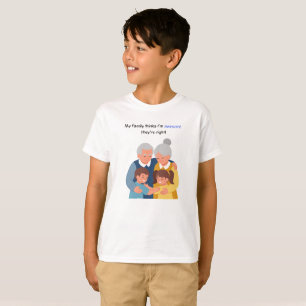 Joyful multigenerational family  T-Shirt