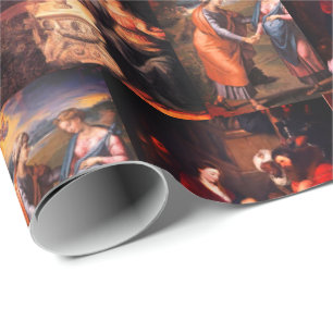 Joyful Mysteries Christmas Wrapping Paper