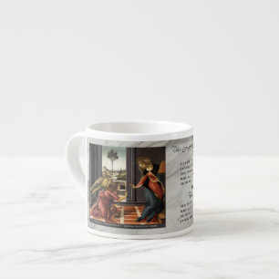 Joyful Mysteries of the Rosary #1: Annunciation Espresso Cup