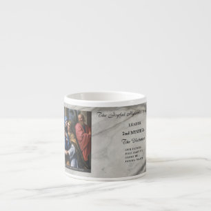 Joyful Mysteries of the Rosary Item #2: Visitation Espresso Cup