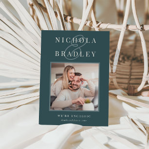 Joyful News Photo Engagement Announcement