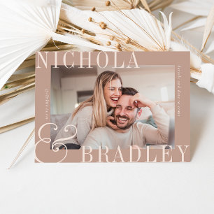 Joyful News Photo Engagement Announcement