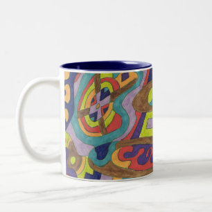 Joyful Noise, Abstract Art Mug