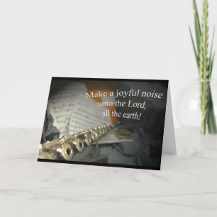 Joyful Noise customise inside card