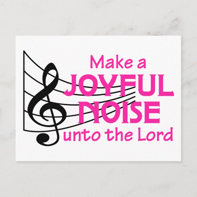 Joyful Noise Postcard (Front)