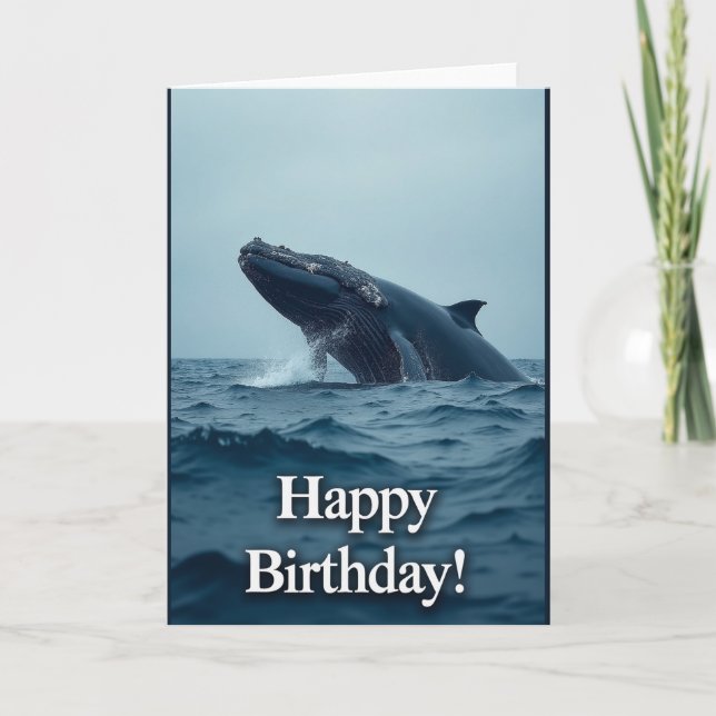 Joyful Ocean Creature Card (Front)