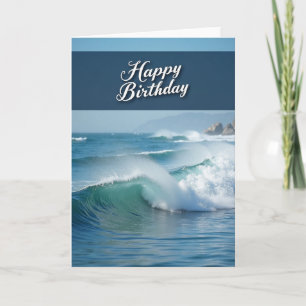 Joyful Ocean Wave Card