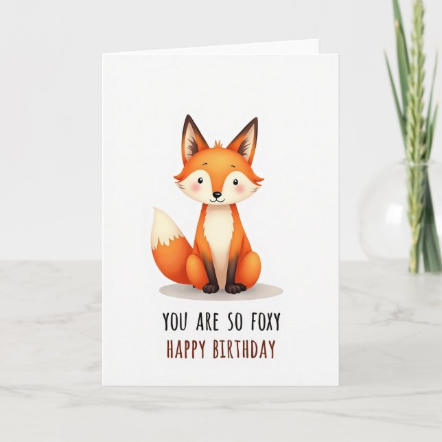 Joyful Orange Creature Card (Front)