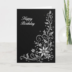Joyful Ornate Birthday Card