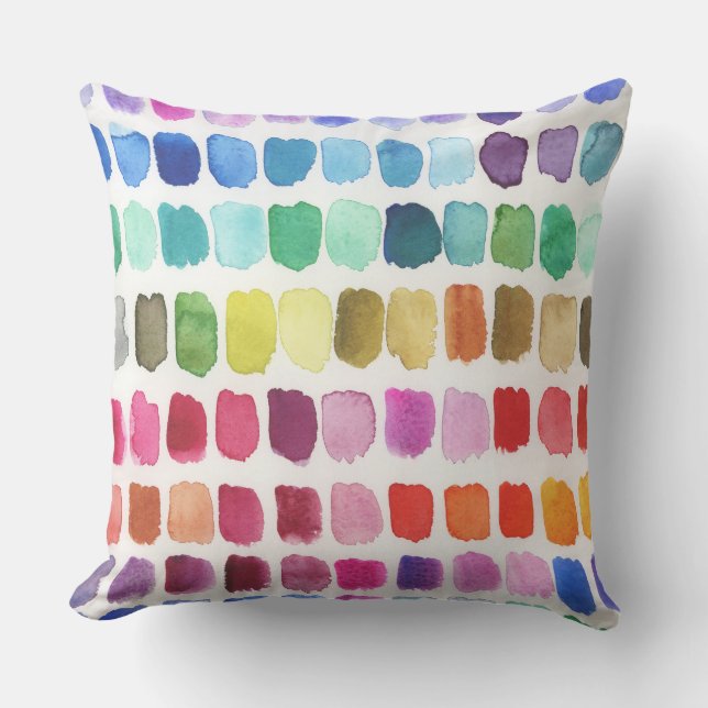 Joyful Palette of Colours - Summer Cushion (Front)