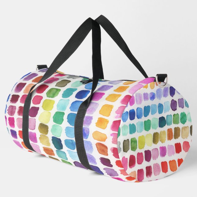Joyful Palette of Colours - Summer Duffle Bag (Left Corner)