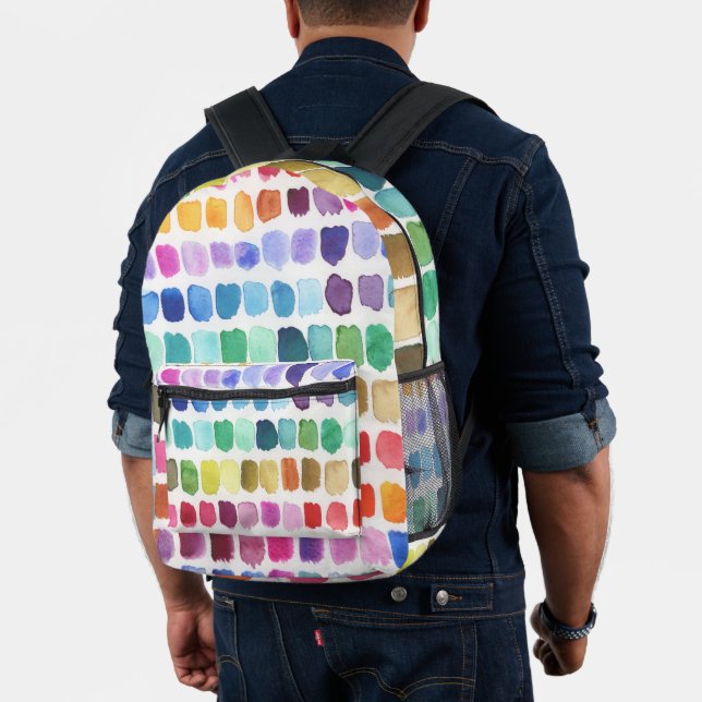 Joyful Palette of Colours - Summer Printed Backpack (Insitu (Model))
