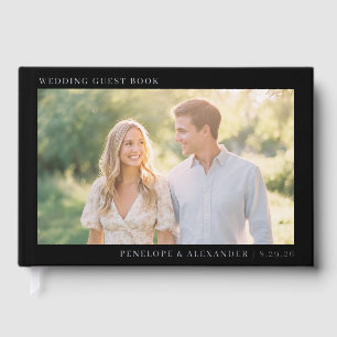 Joyful Pastel Naturalistic Photo Guest Book
