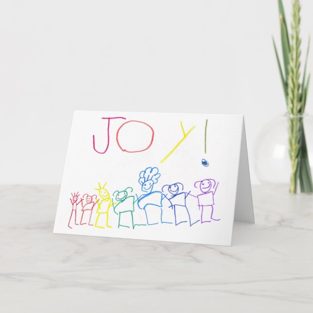 Joyful People Greeting Card (Front)