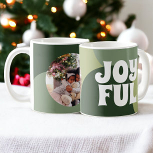 Joyful Photo Christmas Holiday Season Coffee Mug