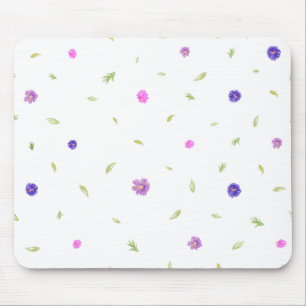 Joyful Pink Floral Mouse Pad – Thoughtful Gift for