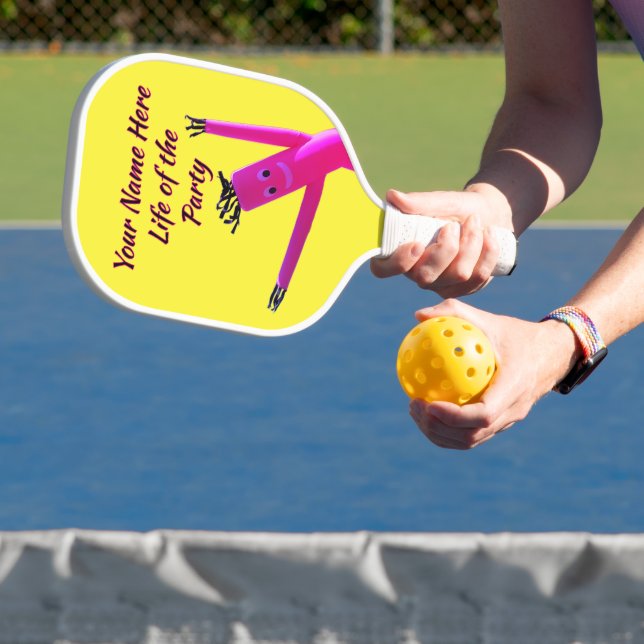 Joyful Pink Party Life Pickleball Paddle (Insitu)