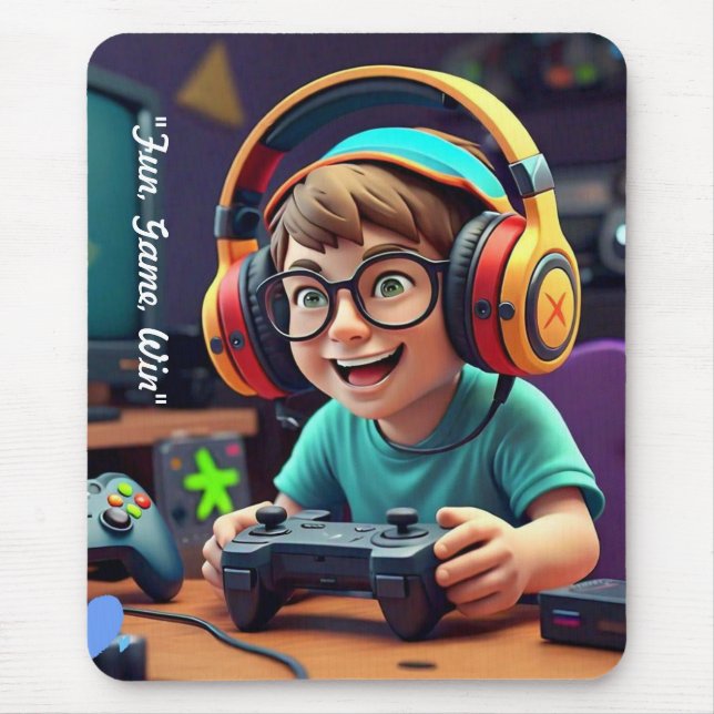 "Joyful Playtime" Mouse Mat (Front)